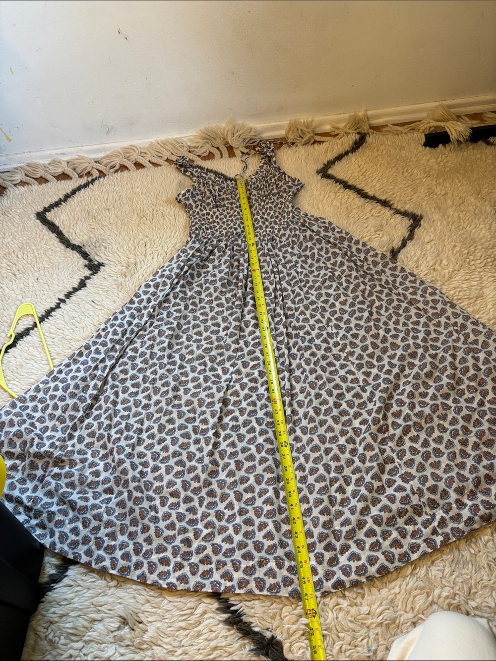 Dôen Doen Emmaretta Dress Sea Salt Bedford Paisley - Picture 16 of 17